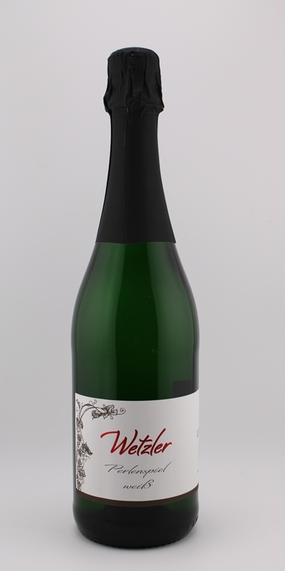 <br>Perlenspiel Weiß - schäumendes Getränk aus entalkoholisiertem Wein<br>